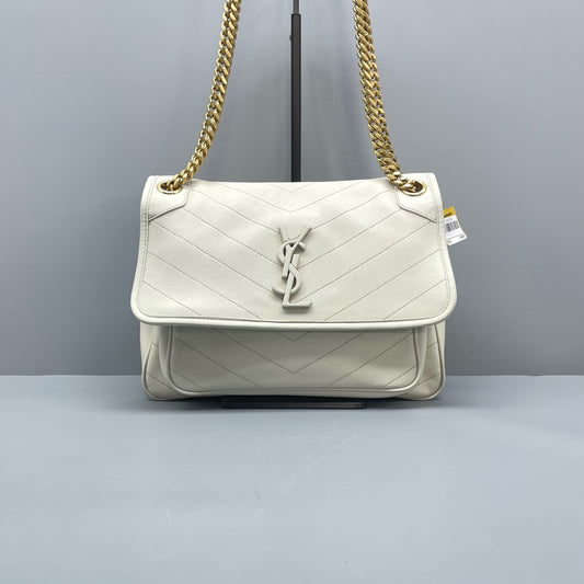 Saint Laurent - Niki - Leather - White - (medium)