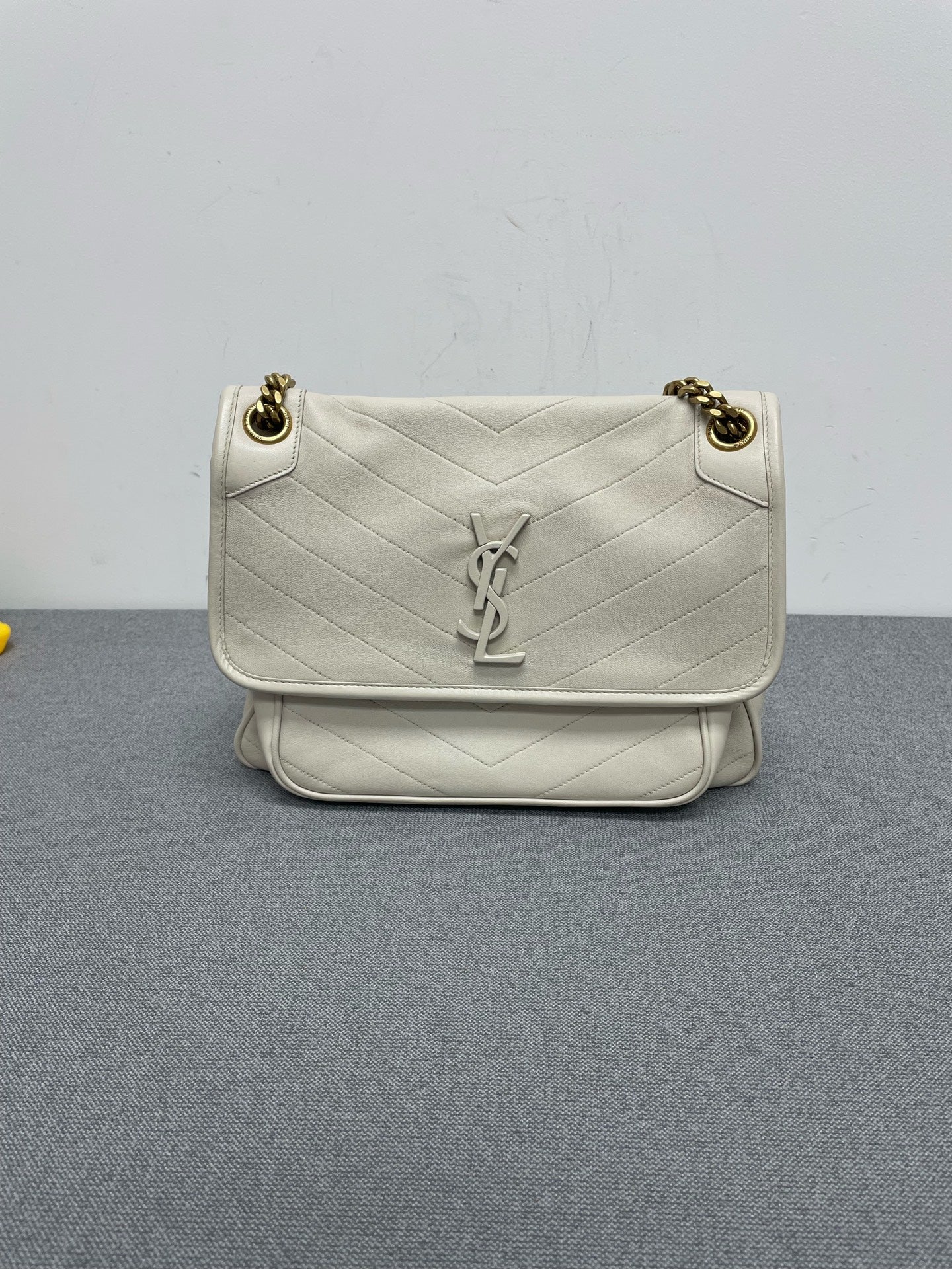 Saint Laurent - Niki - Leather - White - (medium)