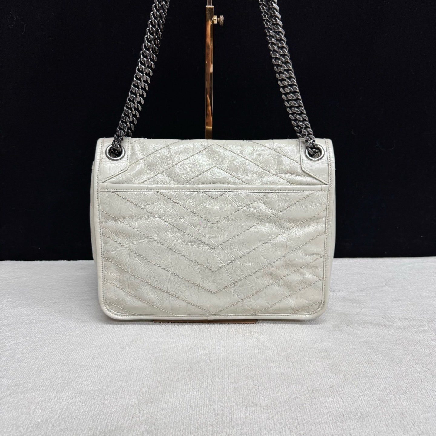 Saint Laurent - Niki - Leather - White - (Medium)