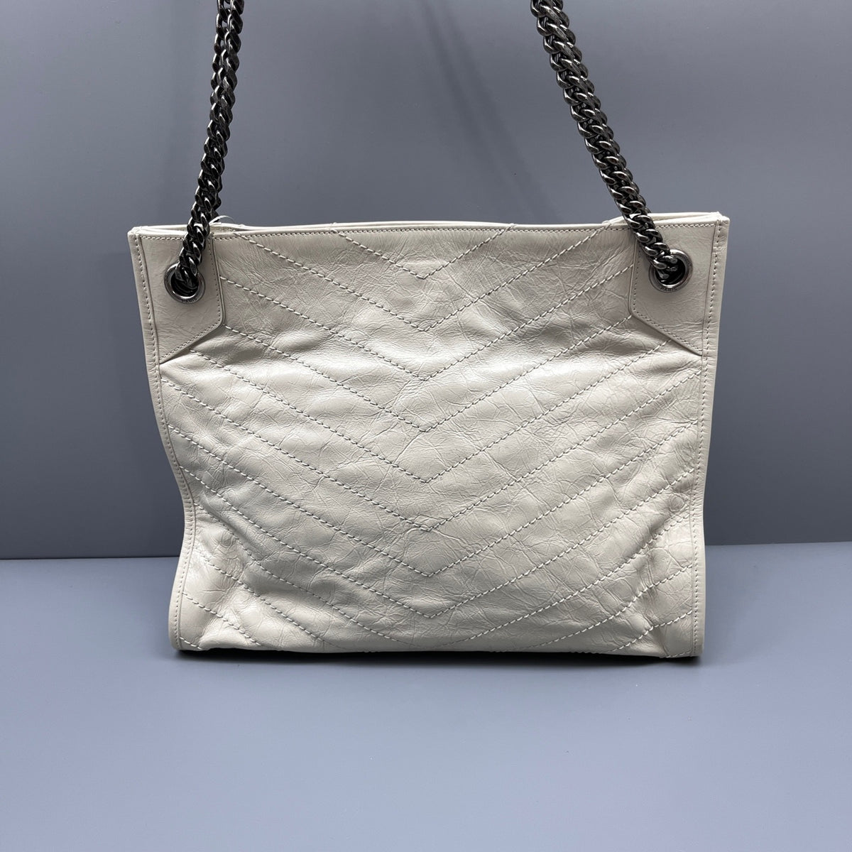 Saint Laurent - Niki - Leather - White - (medium)