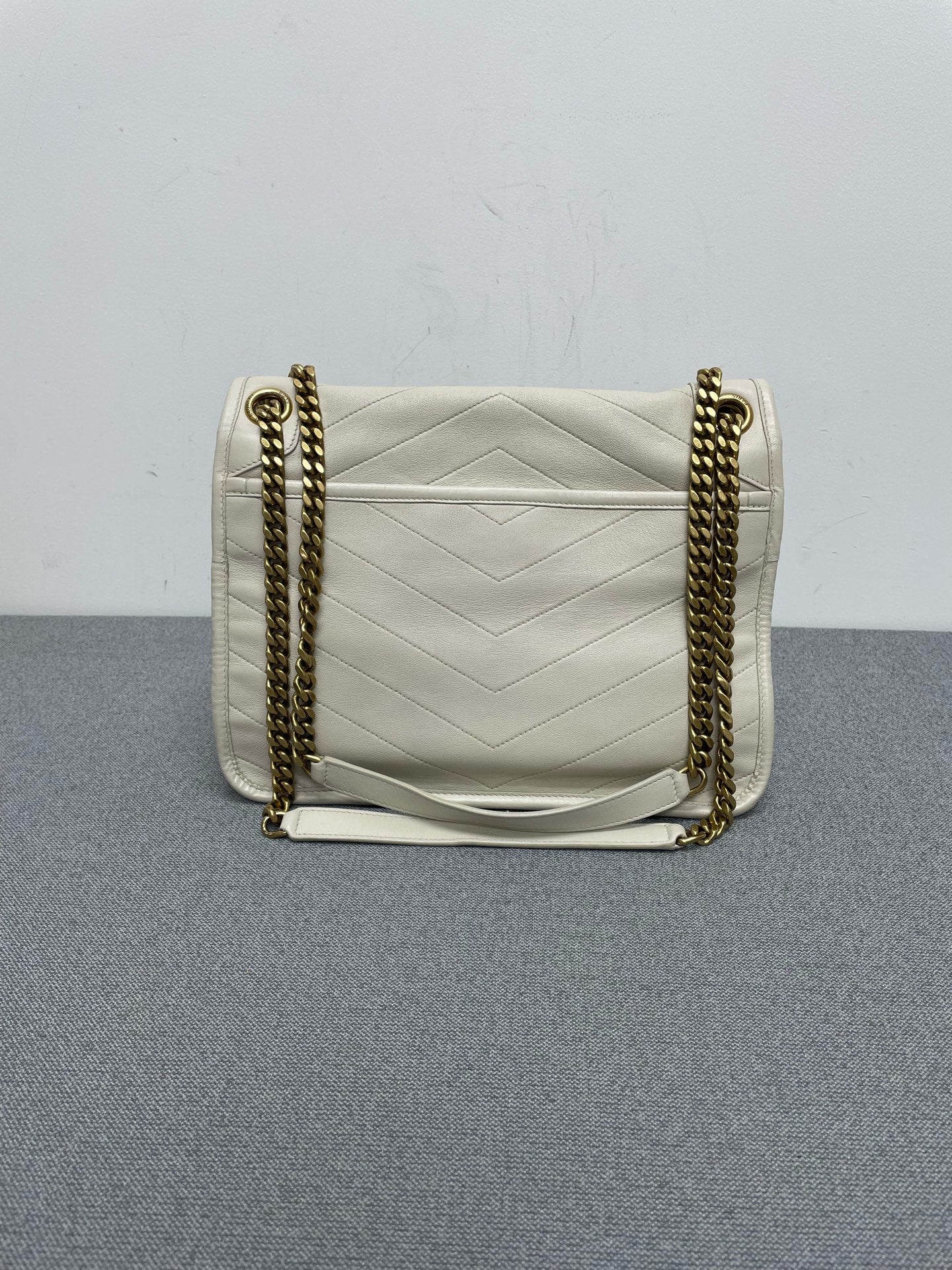 Saint Laurent - Niki - Leather - White - (Medium)