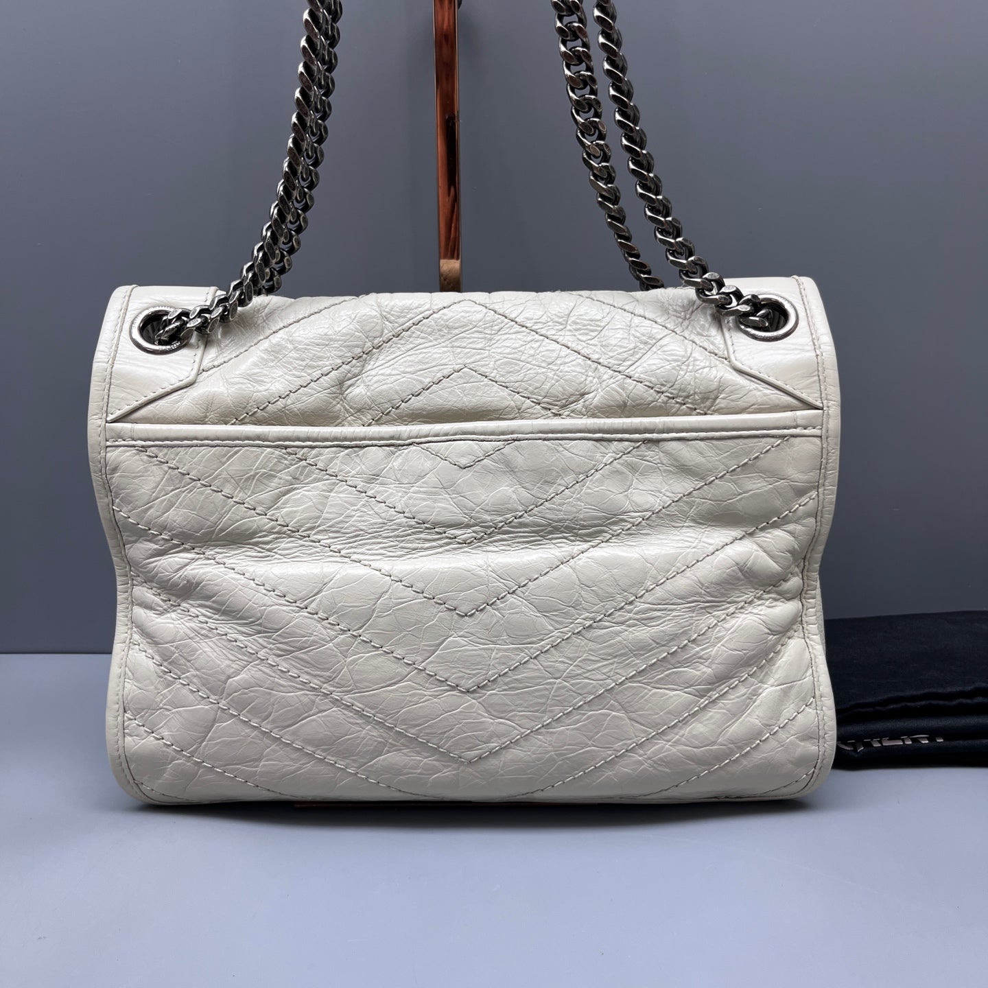 Saint Laurent - Niki - Leather - White - (medium)