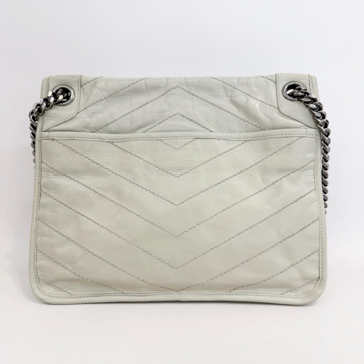Saint Laurent - Niki - Leather - White - (medium)
