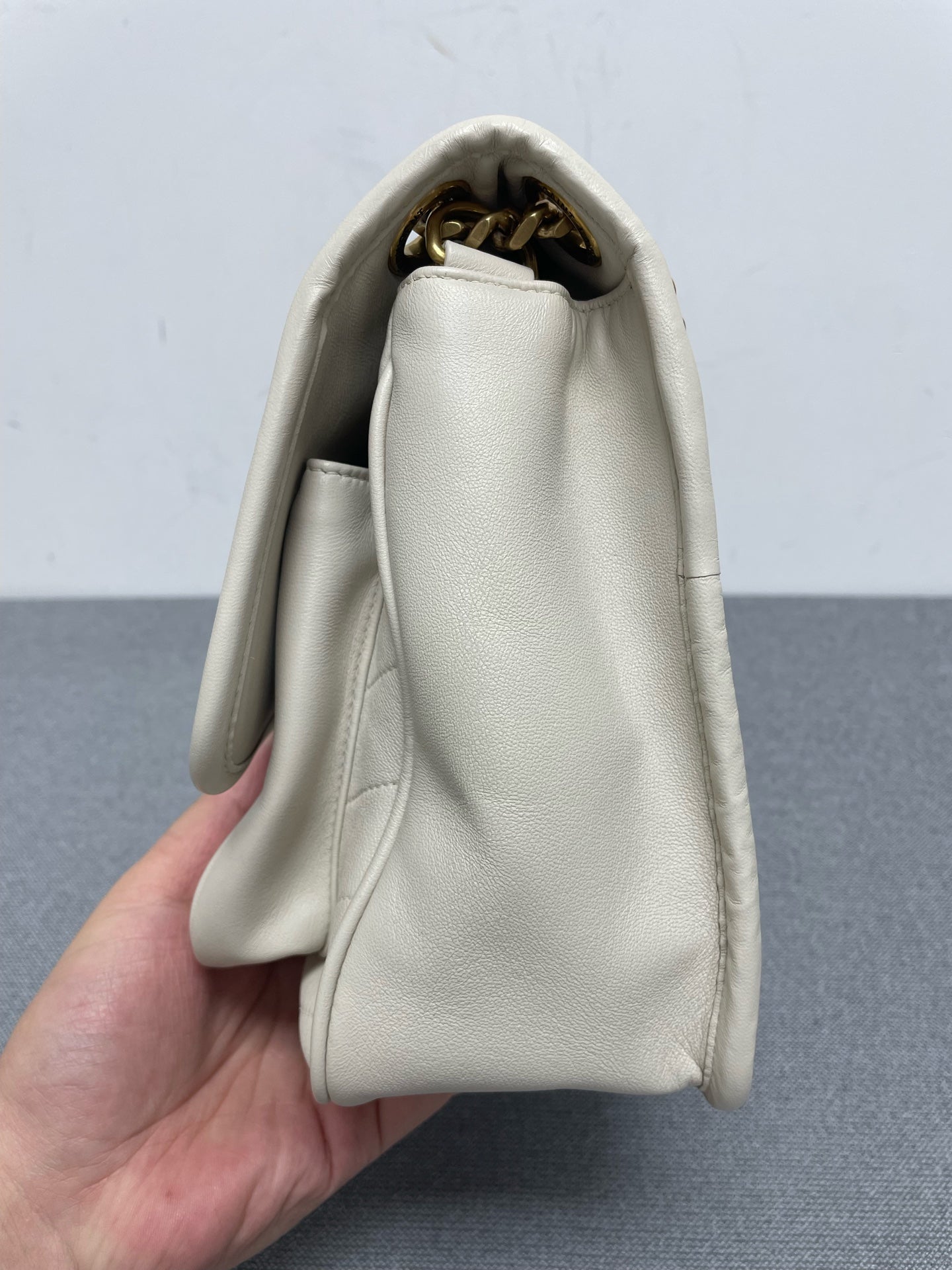 Saint Laurent - Niki - Leather - White - (Medium)