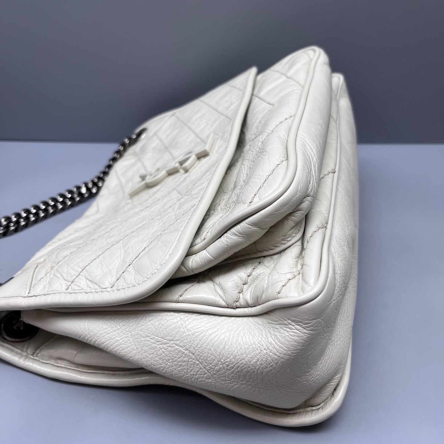 Saint Laurent - Niki - Leather - White - (medium)