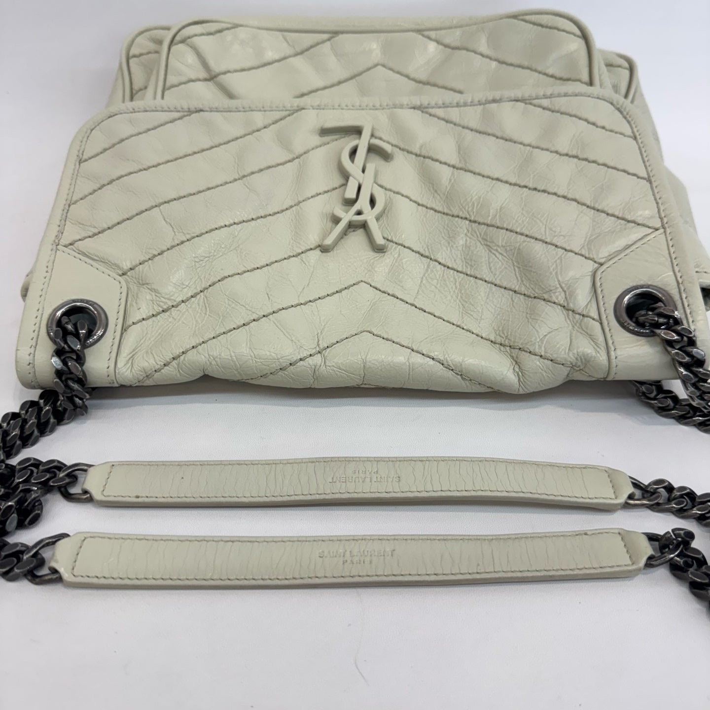 Saint Laurent - Niki - Leather - White - (medium)