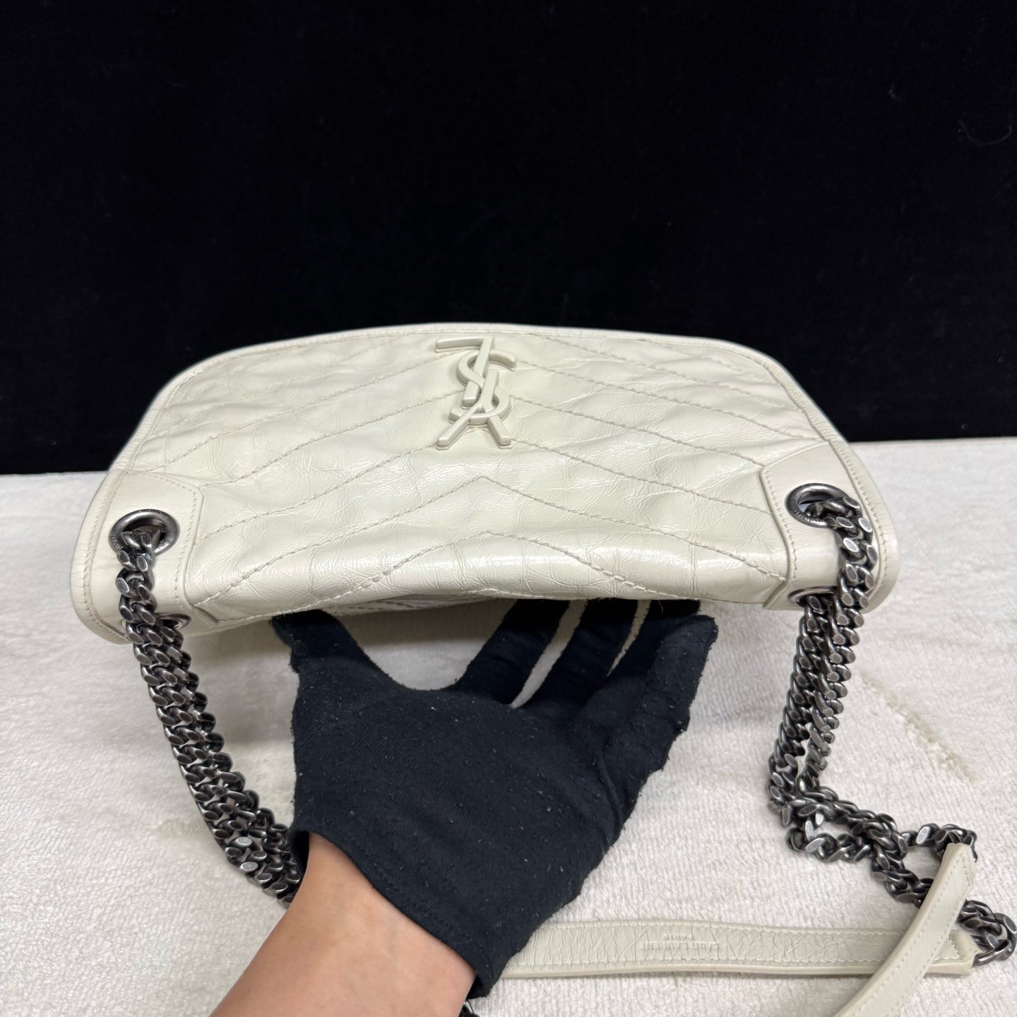 Saint Laurent - Niki - Leather - White - (Medium)