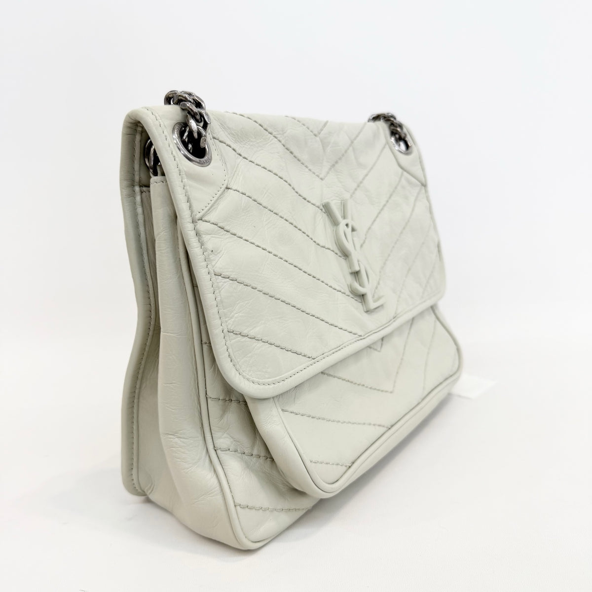 Saint Laurent - Niki - Leather - White - (medium)