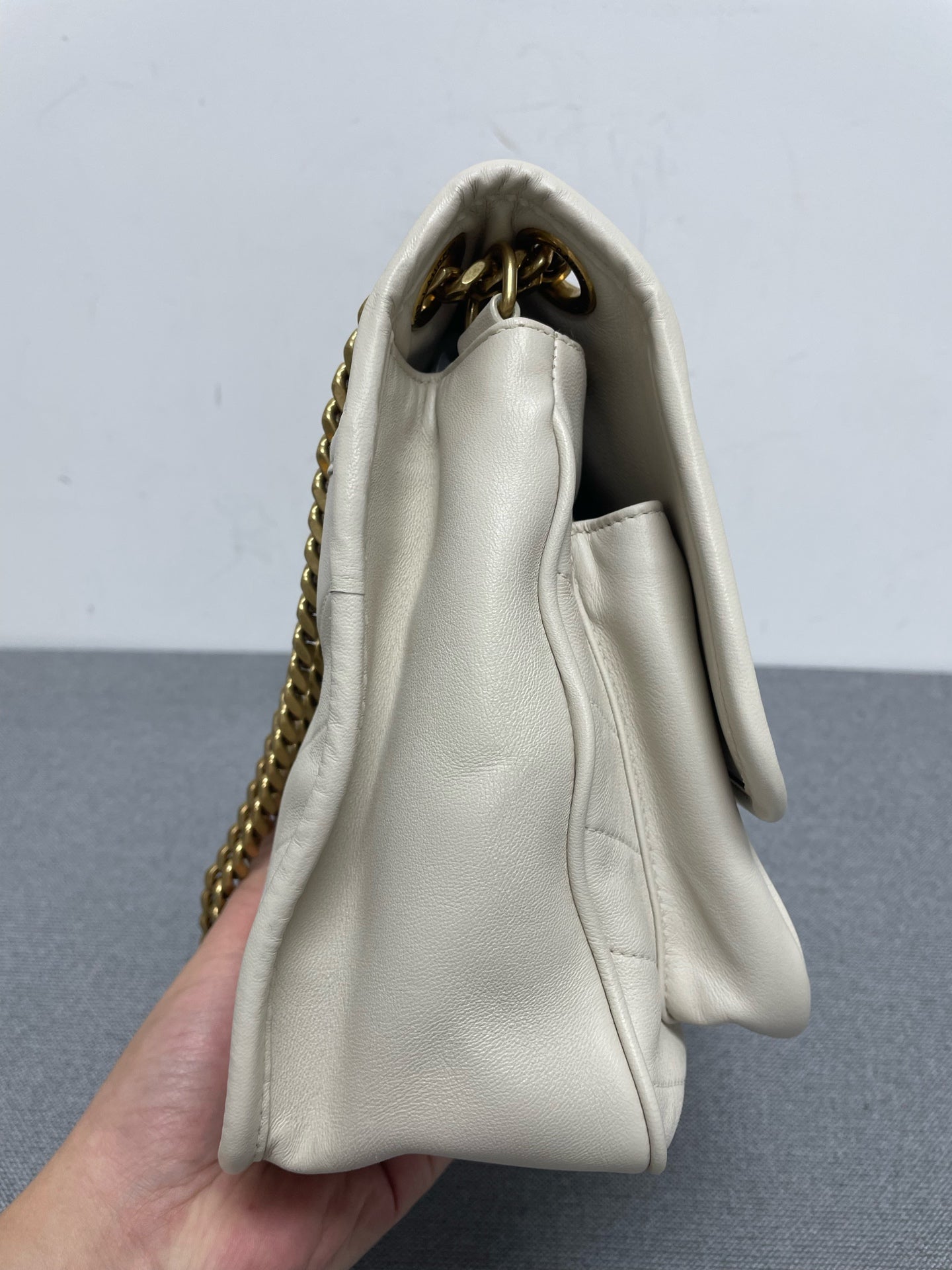 Saint Laurent - Niki - Leather - White - (medium)