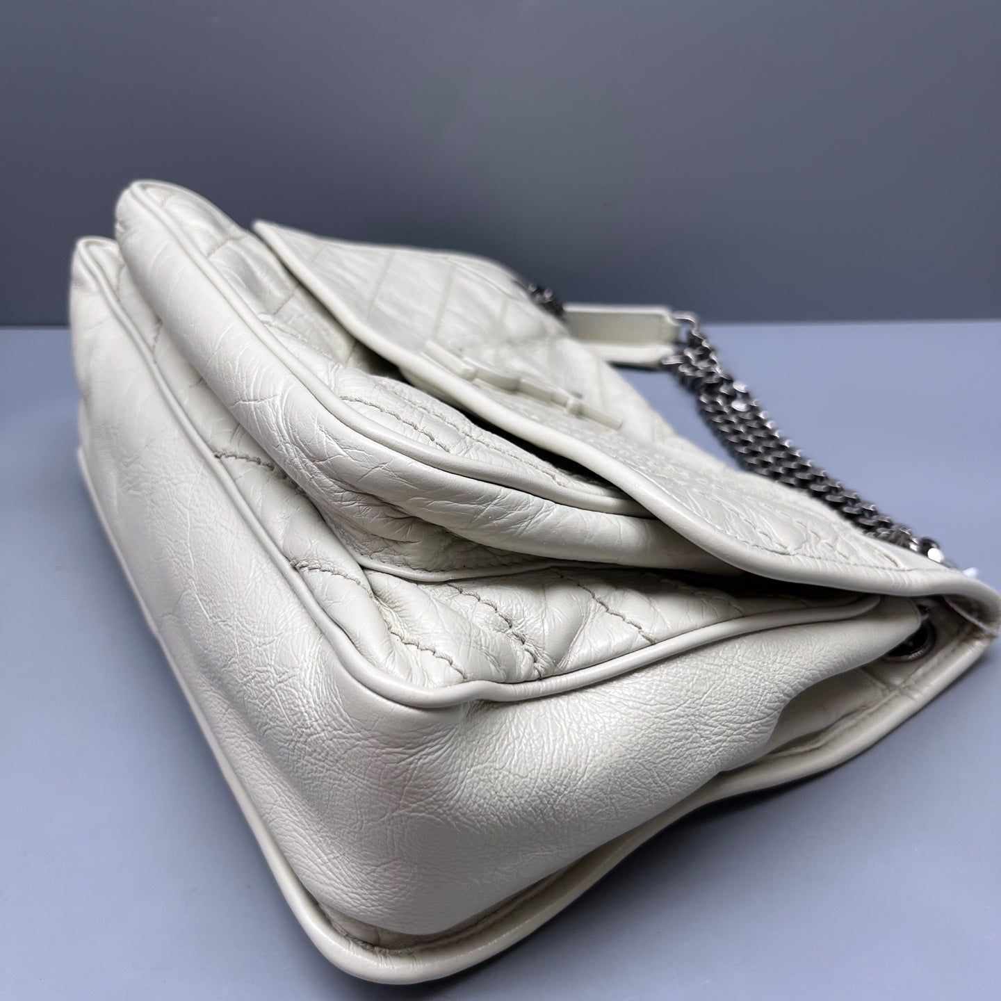Saint Laurent - Niki - Leather - White - (medium)