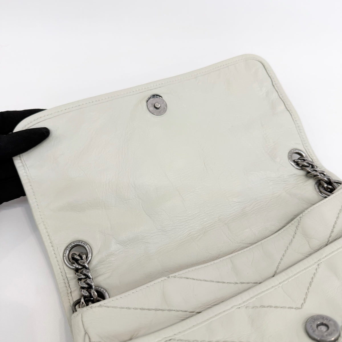 Saint Laurent - Niki - Leather - White - (medium)