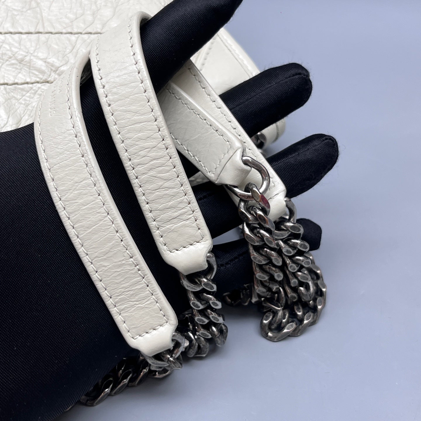 Saint Laurent - Niki - Leather - White - (medium)
