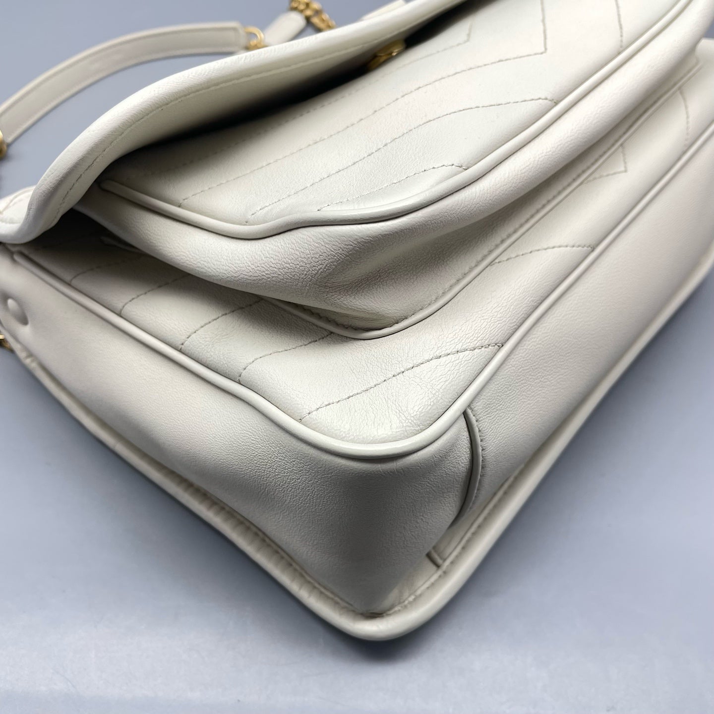 Saint Laurent - Niki - Leather - White - (medium)