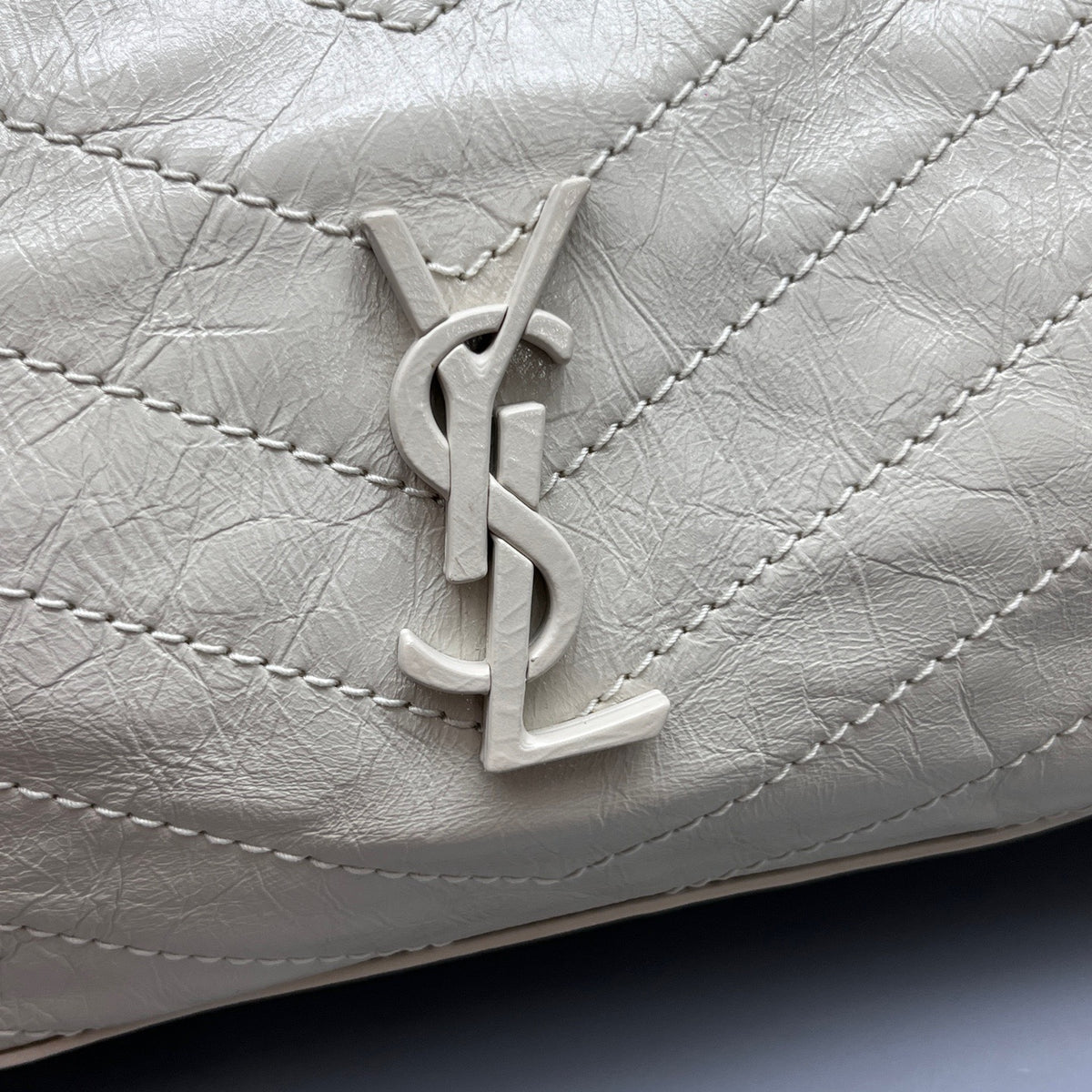 Saint Laurent - Niki - Leather - White - (medium)