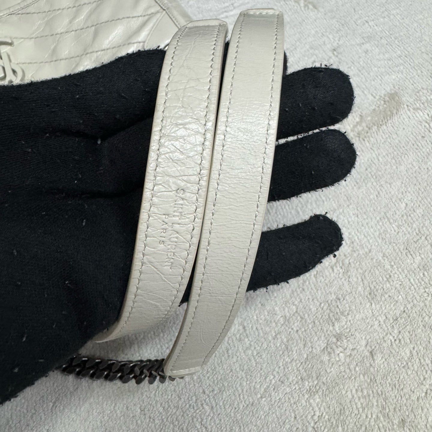 Saint Laurent - Niki - Leather - White - (Medium)