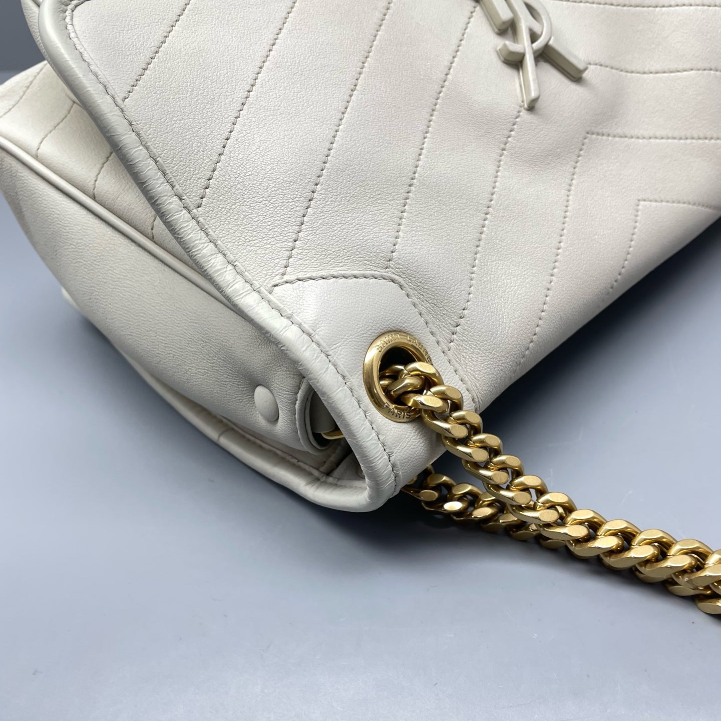 Saint Laurent - Niki - Leather - White - (medium)