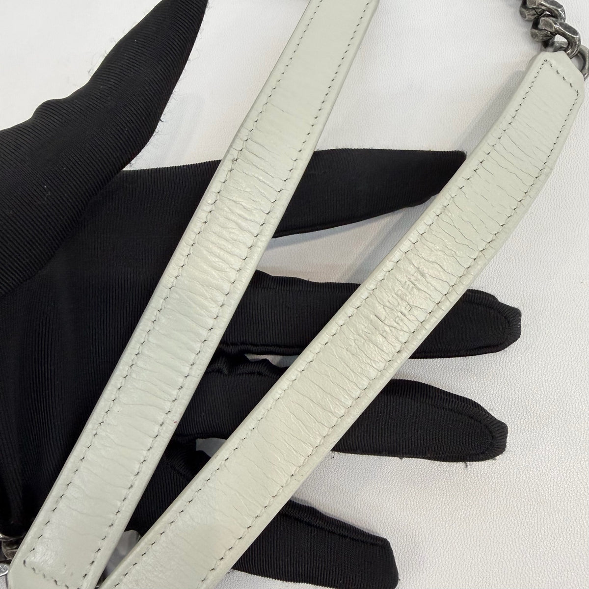 Saint Laurent - Niki - Leather - White - (medium)