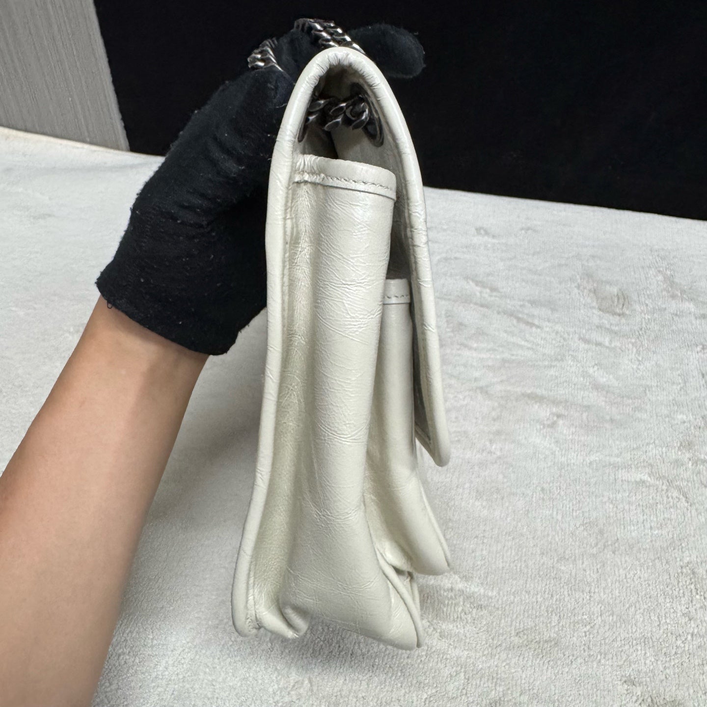 Saint Laurent - Niki - Leather - White - (Medium)