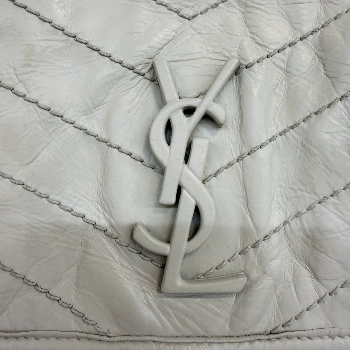 Saint Laurent - Niki - Leather - White - (medium)