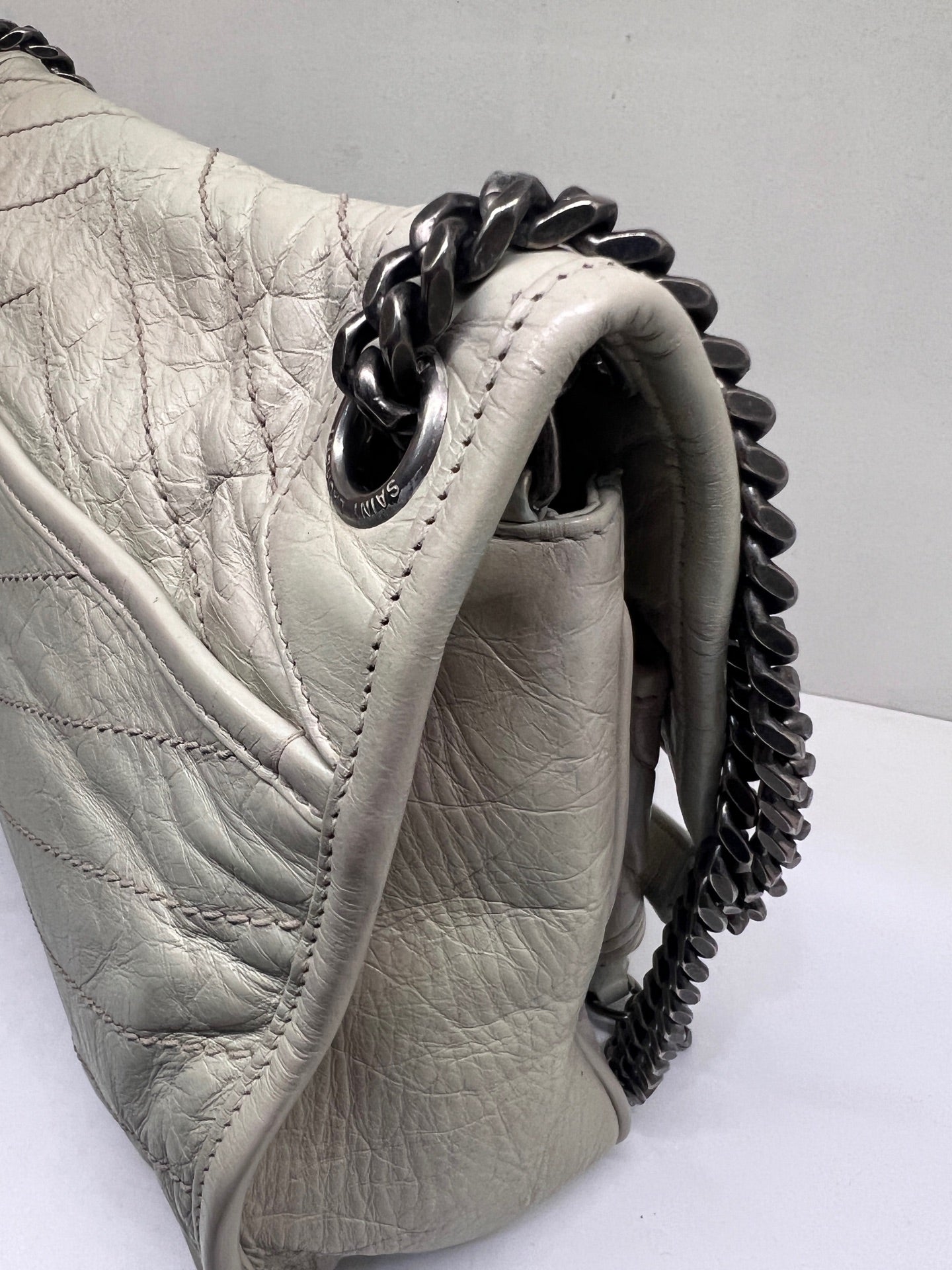 Saint Laurent - Niki - Leather - White - (medium)