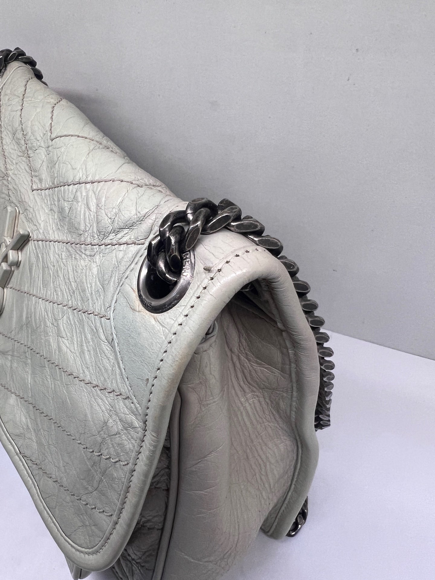 Saint Laurent - Niki - Leather - White - (medium)