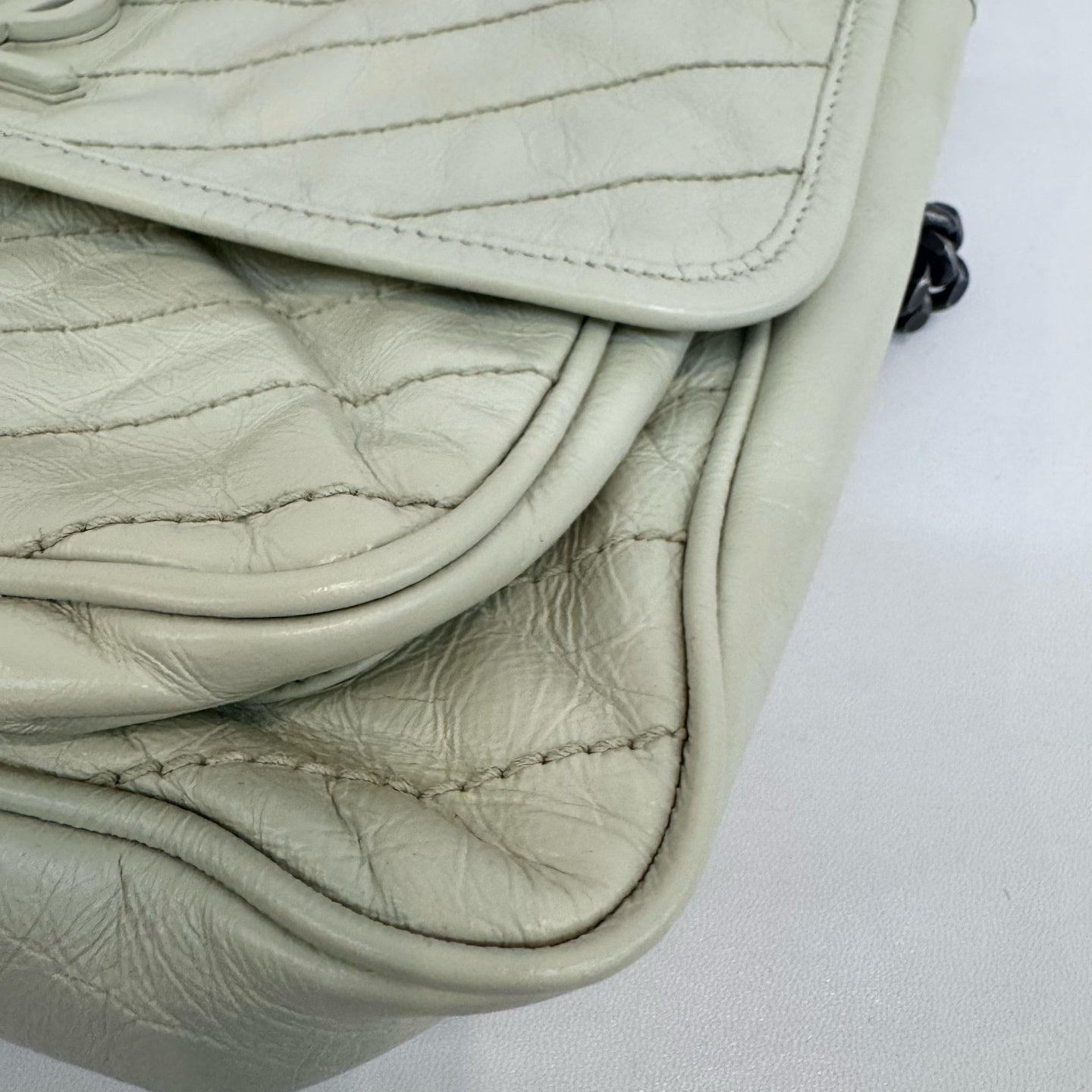Saint Laurent - Niki - Leather - White - (medium)