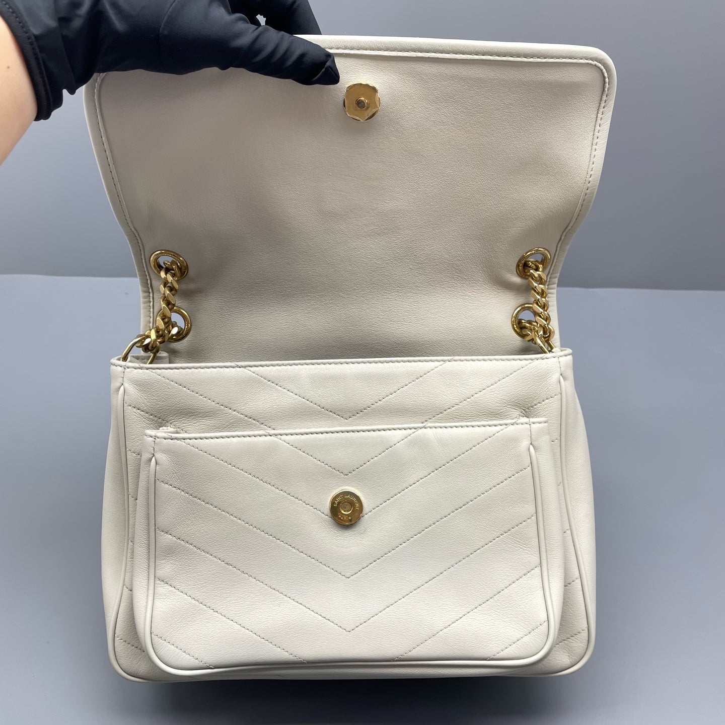 Saint Laurent - Niki - Leather - White - (medium)