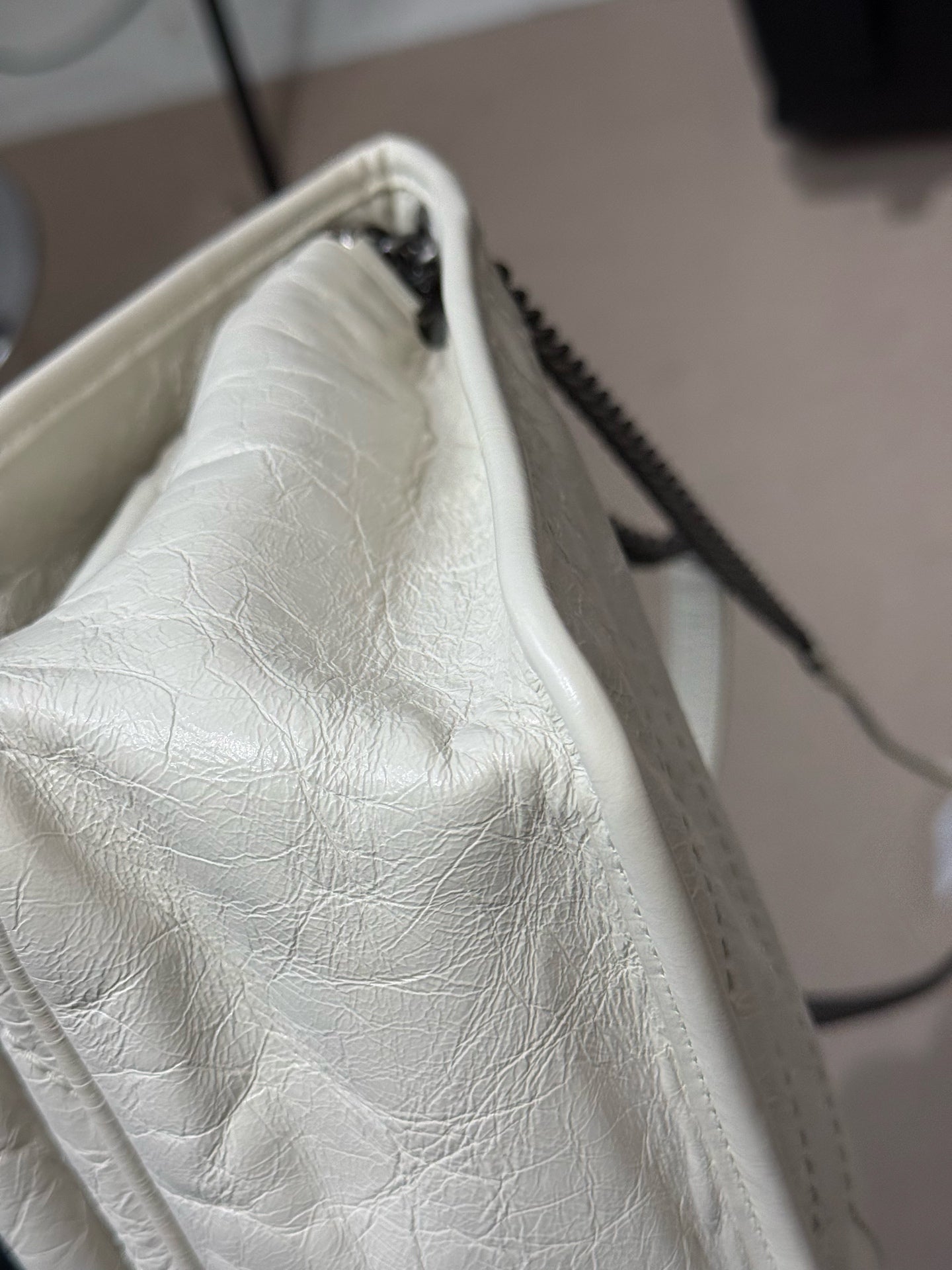 Saint Laurent - Niki - Leather - White - (medium)