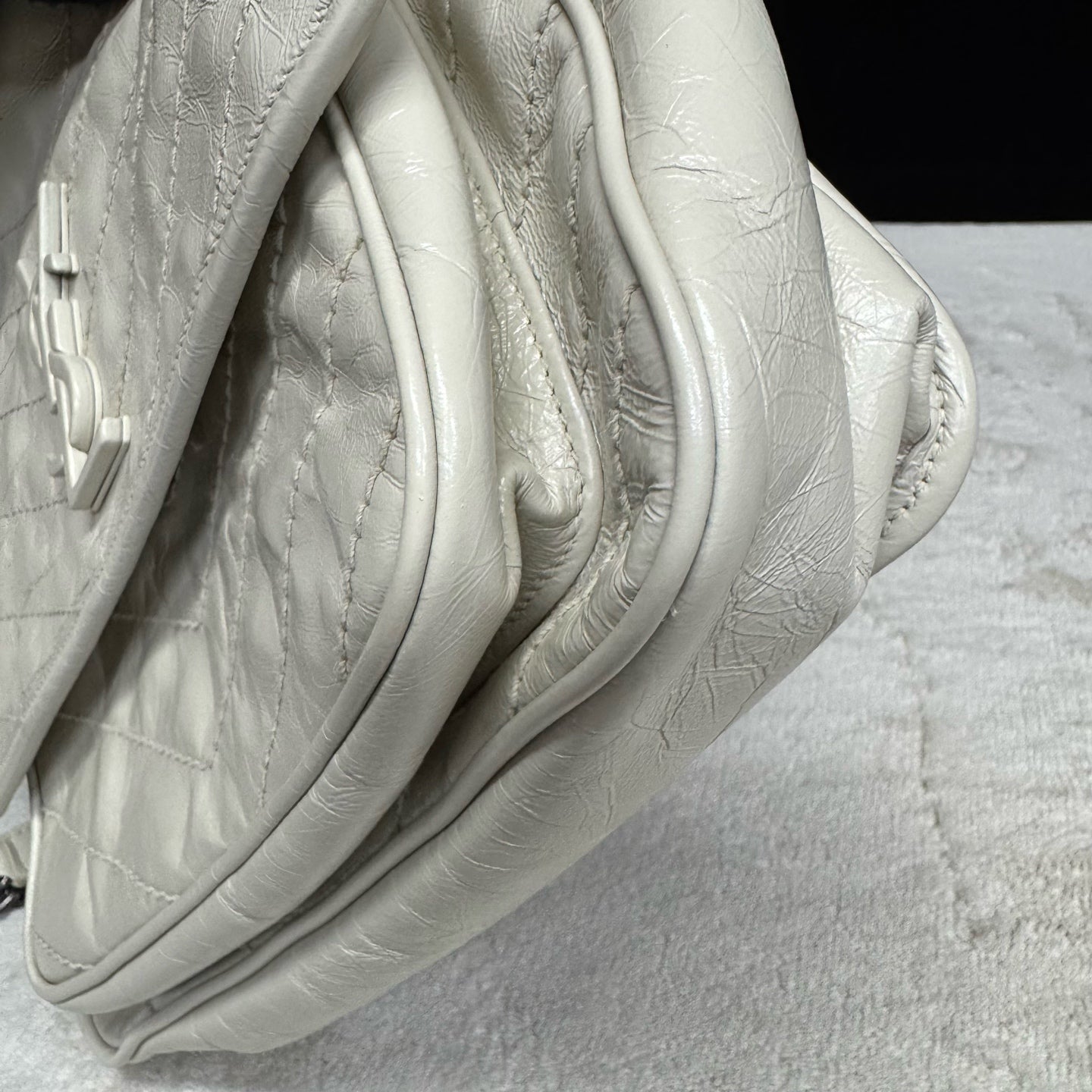 Saint Laurent - Niki - Leather - White - (Medium)