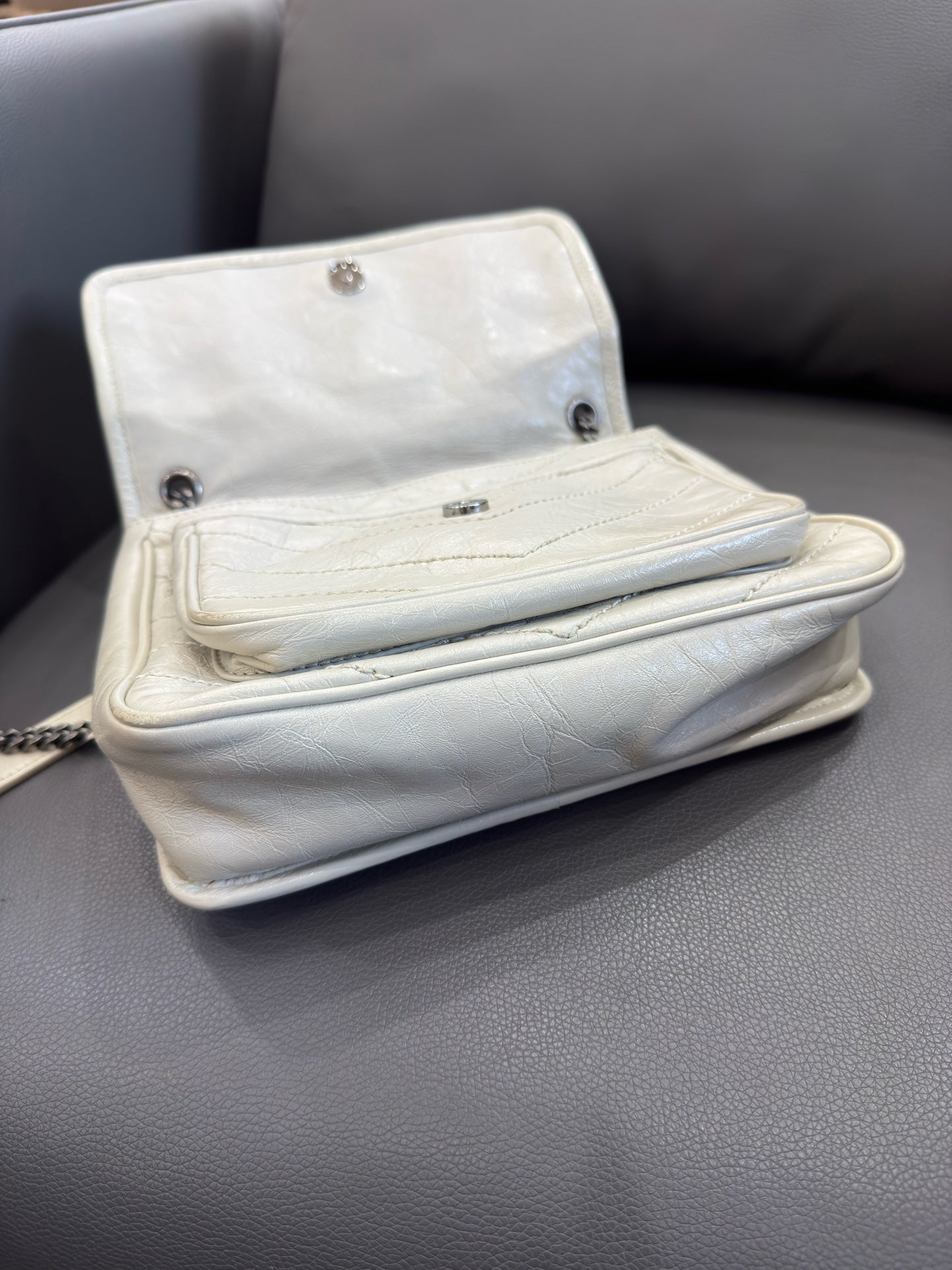 Saint Laurent - Niki - Leather - White - (mini)