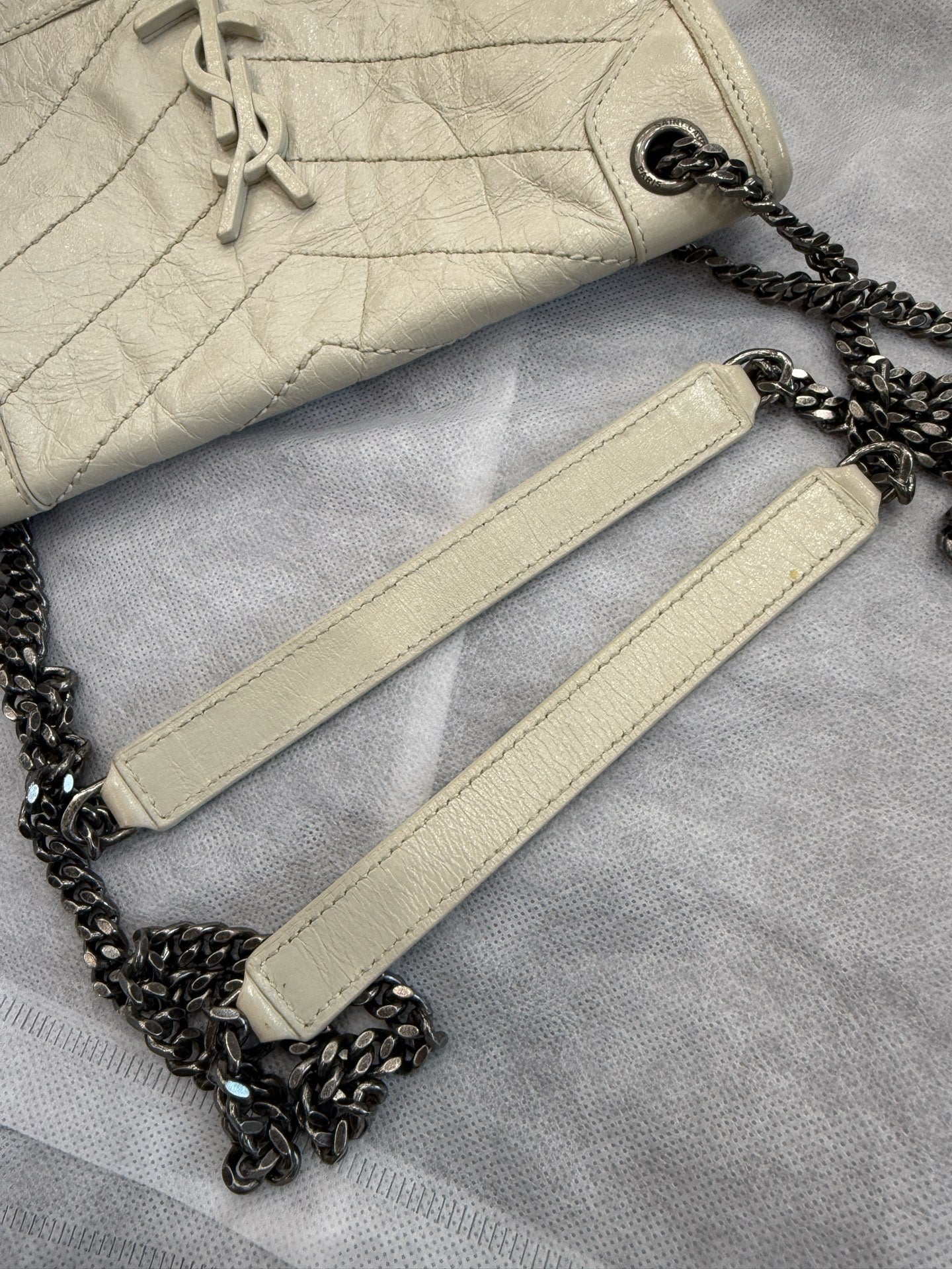 Saint Laurent - Niki - Leather - White - (mini)