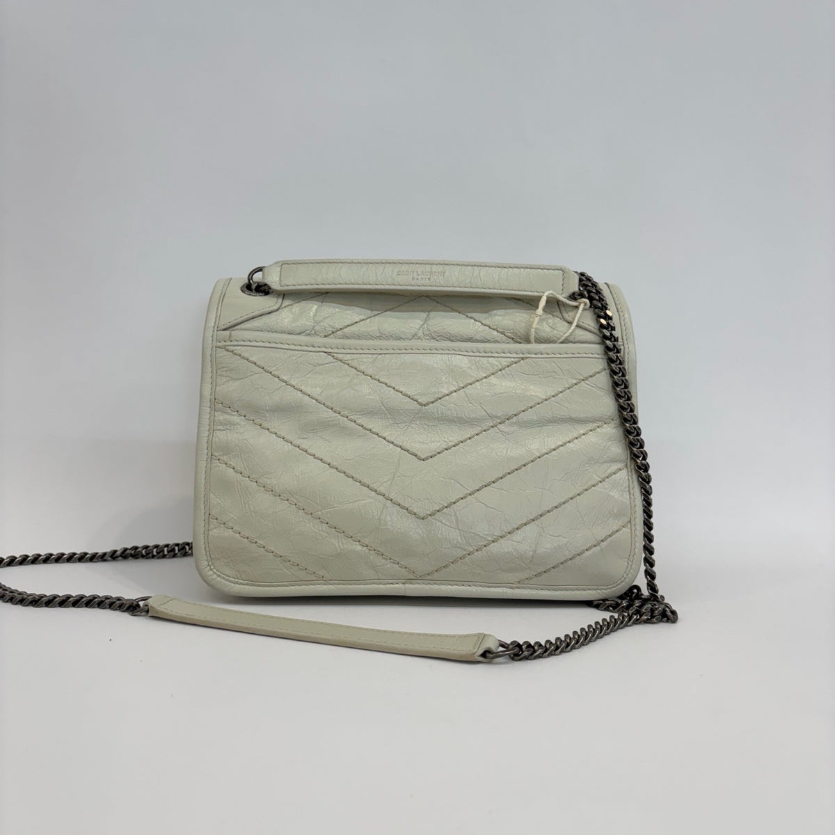 Saint Laurent - Niki - Leather - White - (small)