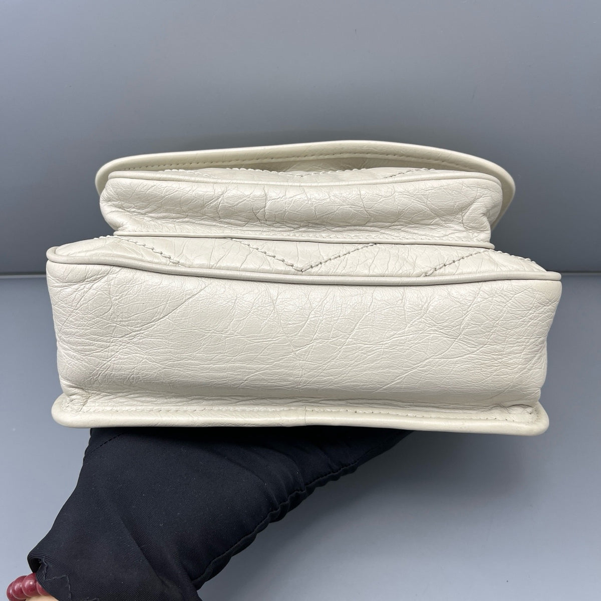Saint Laurent - Niki - Leather - White - (Small)