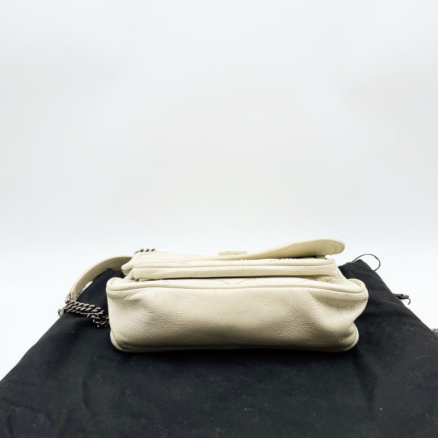Saint Laurent - Niki - Leather - White - (small)
