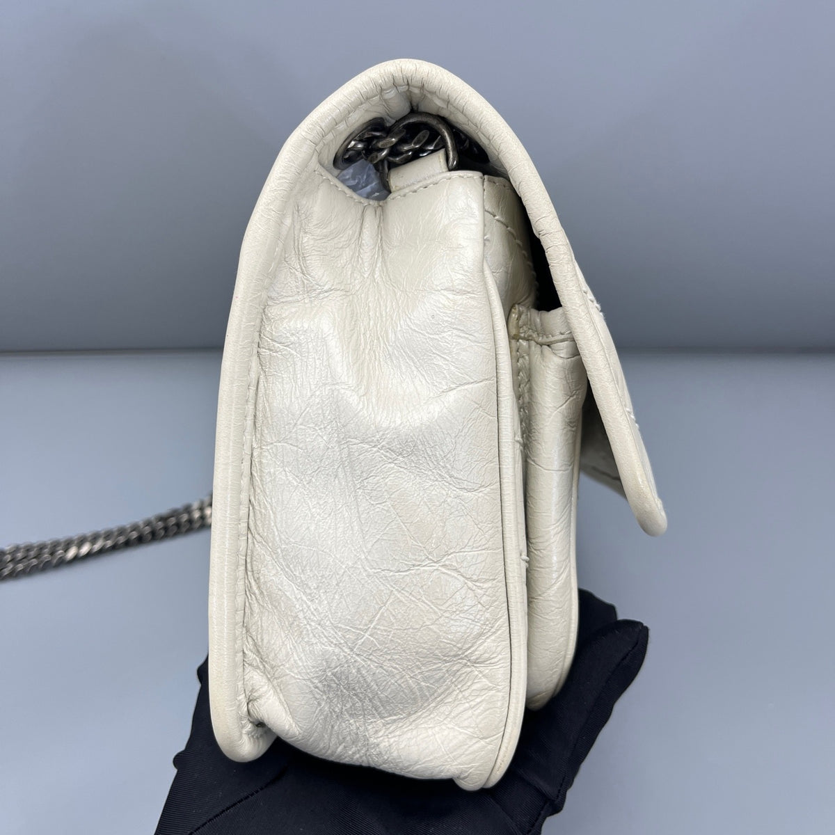Saint Laurent - Niki - Leather - White - (small)