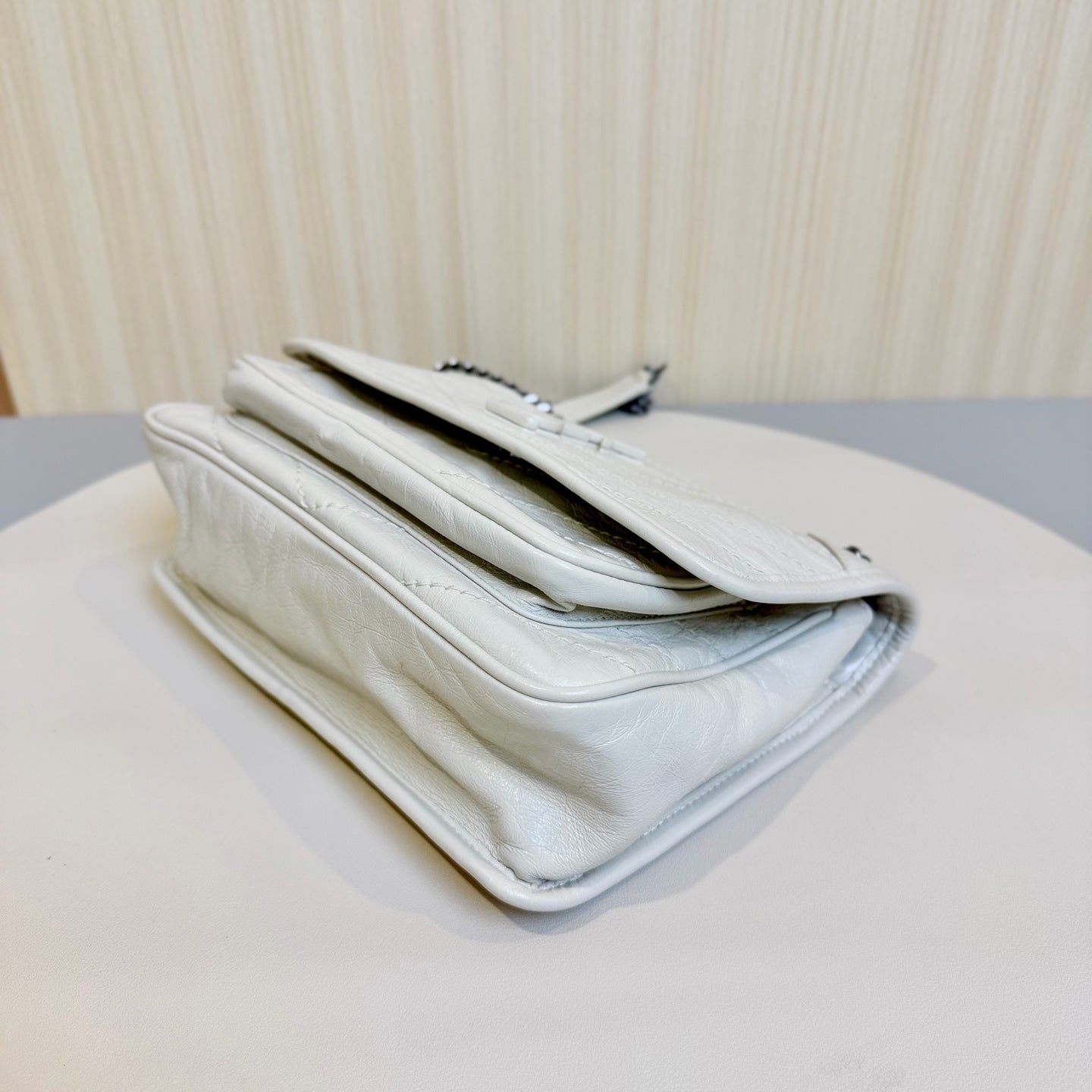 Saint Laurent - Niki - Leather - White - (small)