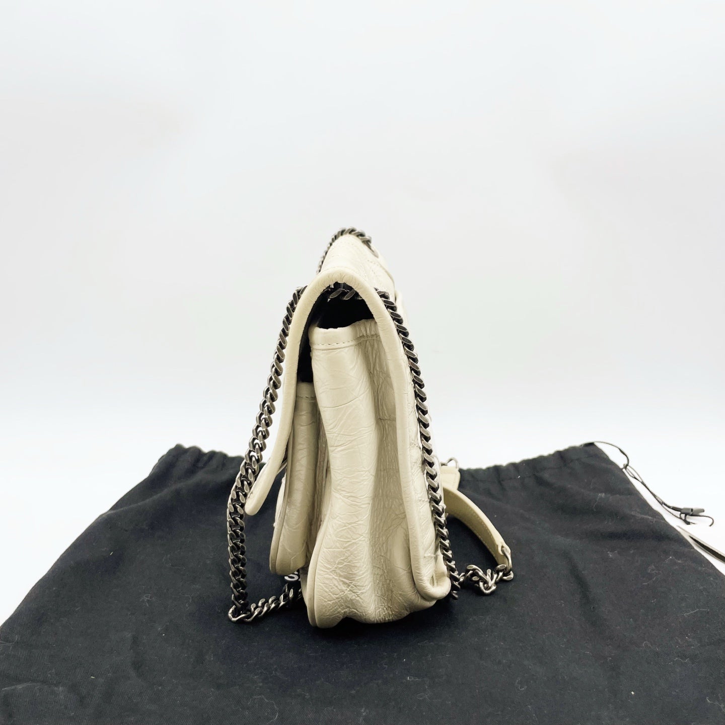Saint Laurent - Niki - Leather - White - (small)