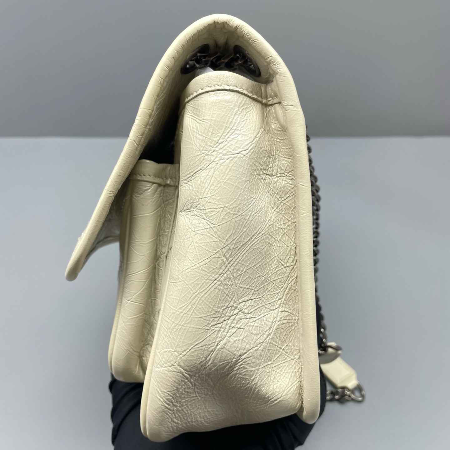 Saint Laurent - Niki - Leather - White - (small)