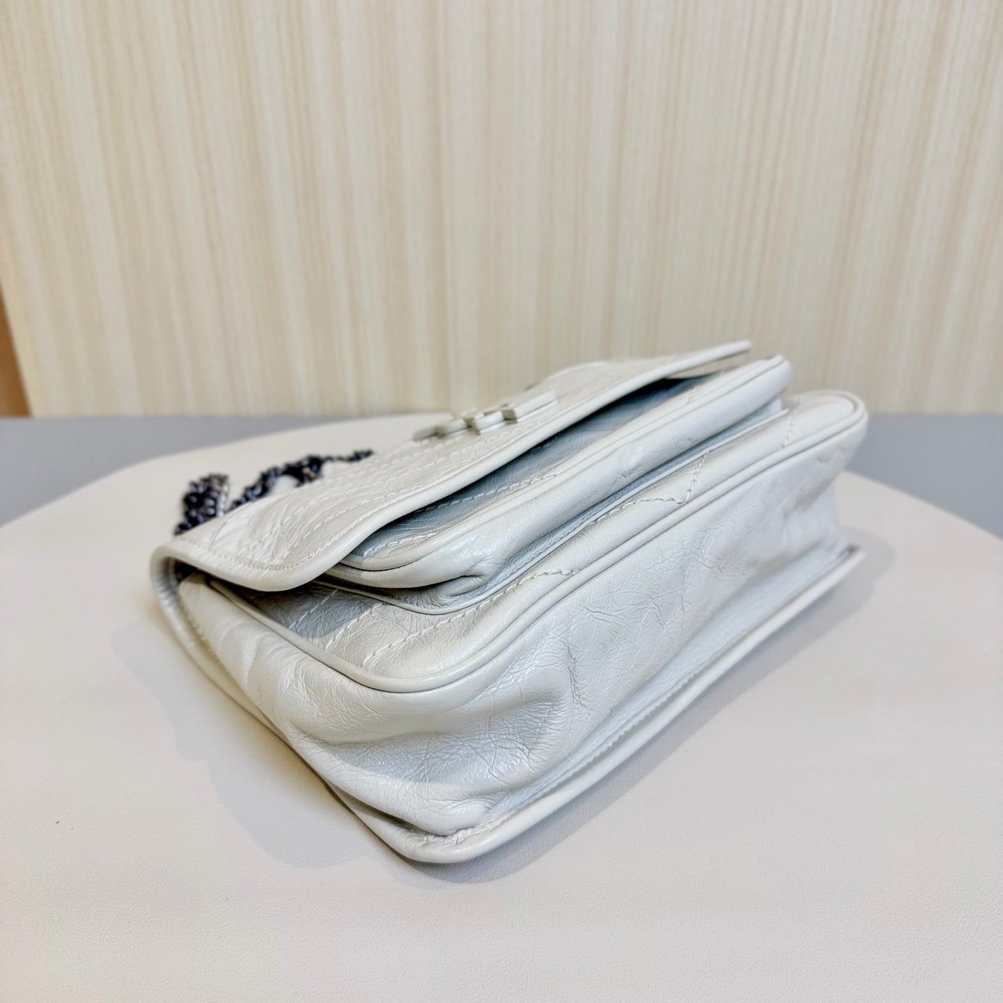 Saint Laurent - Niki - Leather - White - (small)