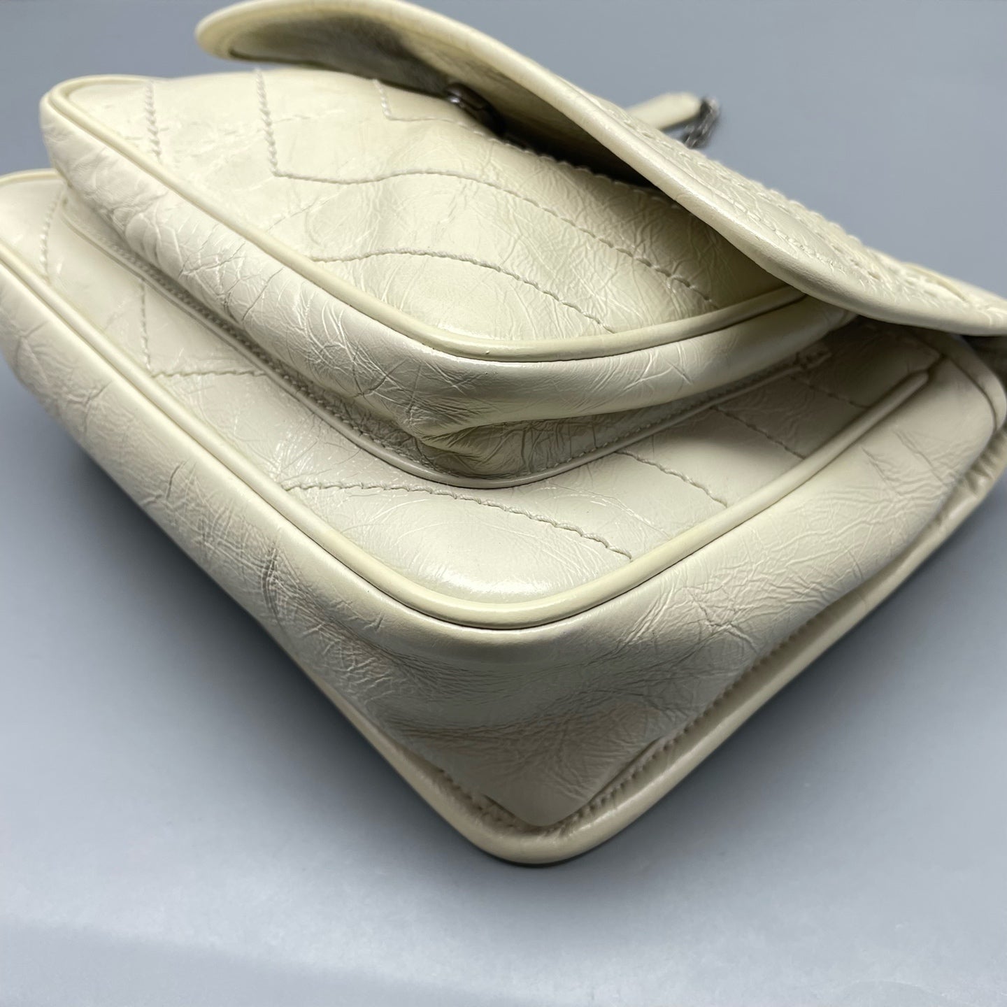 Saint Laurent - Niki - Leather - White - (small)