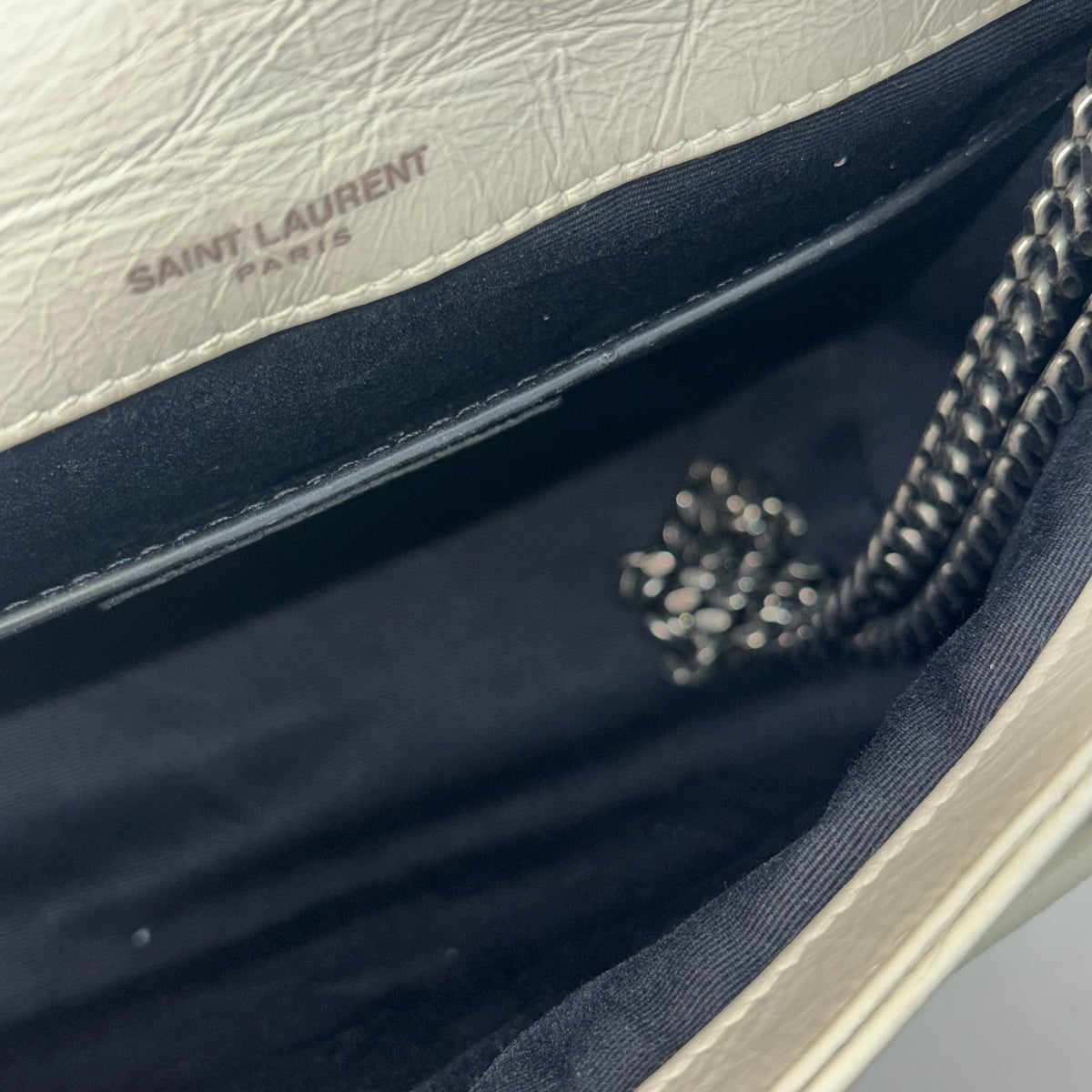 Saint Laurent - Niki - Leather - White - (small)