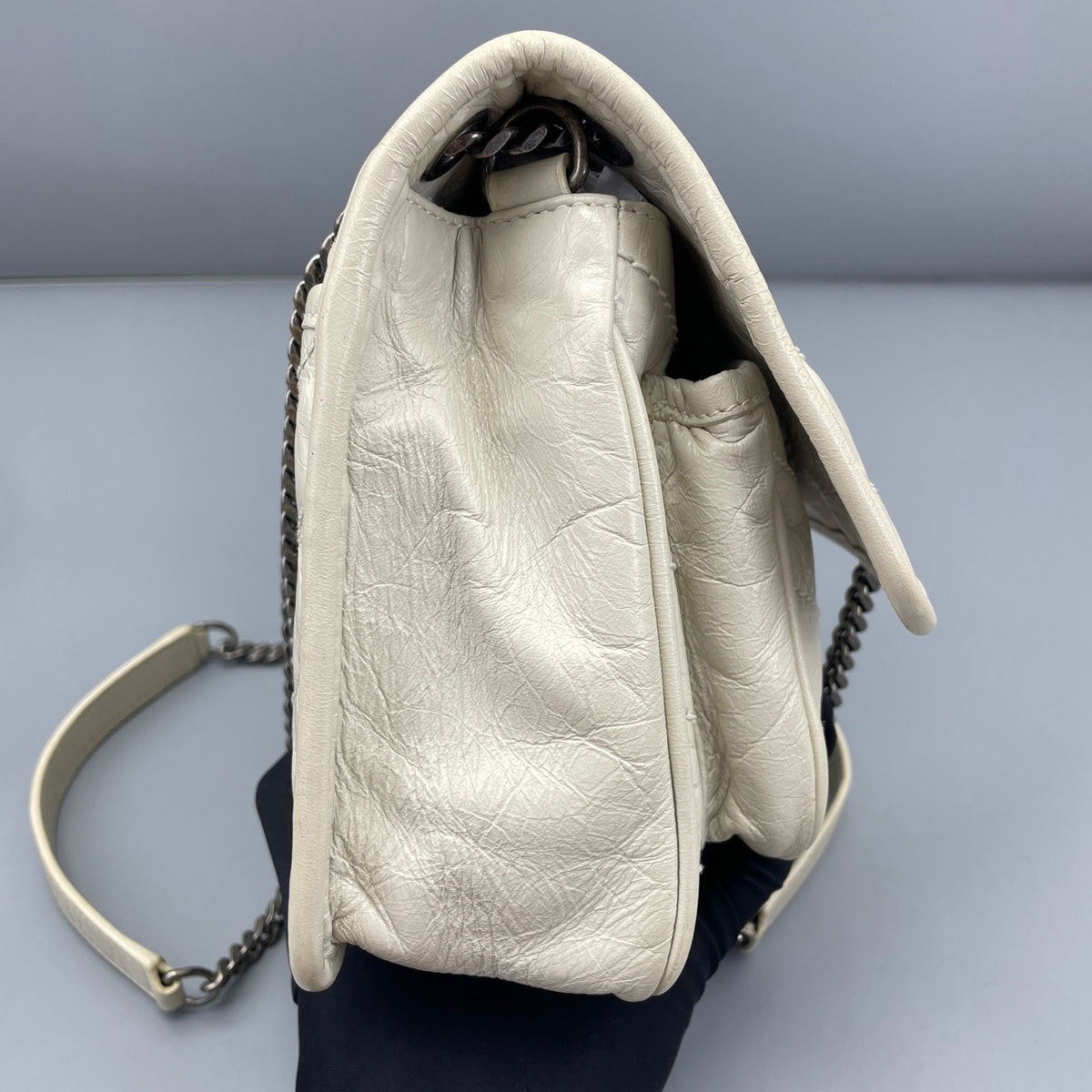 Saint Laurent - Niki - Leather - White - (small)