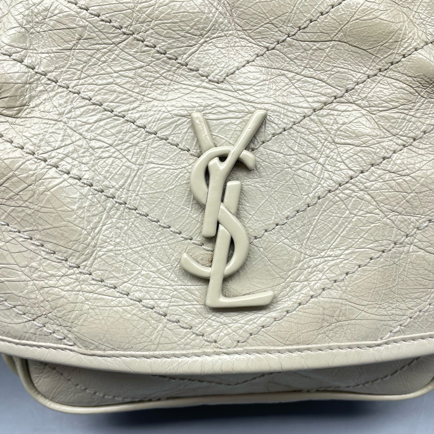 Saint Laurent - Niki - Leather - White - (small)