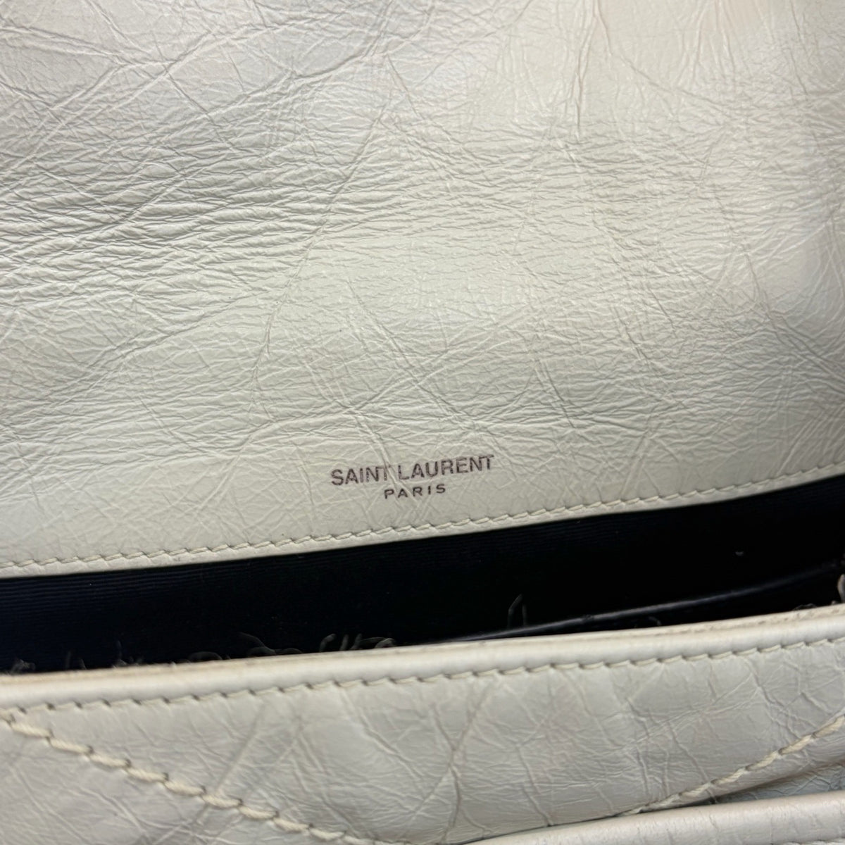 Saint Laurent - Niki - Leather - White - (small)