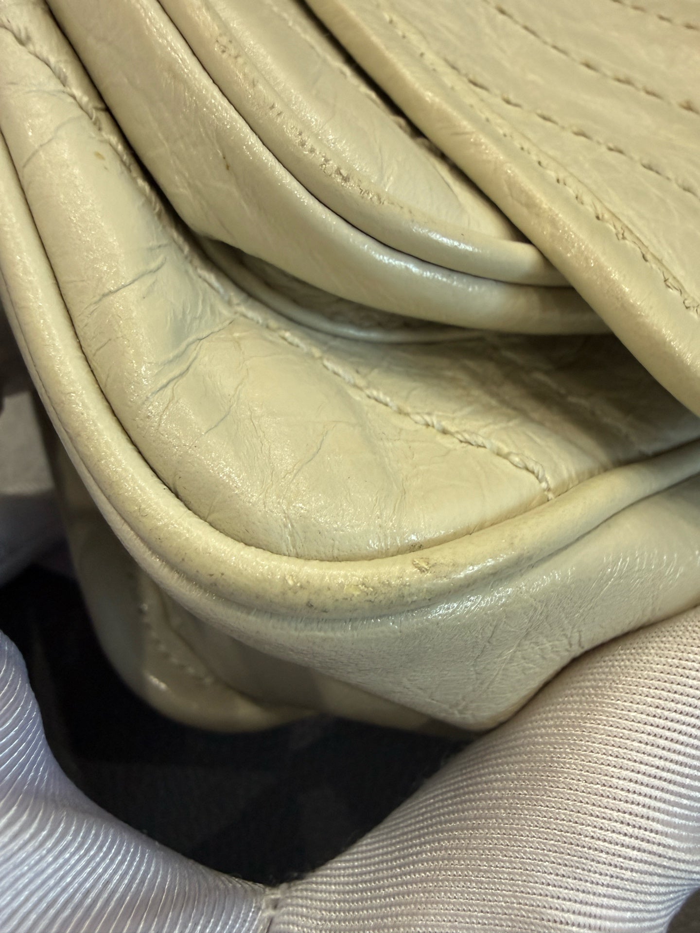 Saint Laurent - Niki - Leather - White - (small)