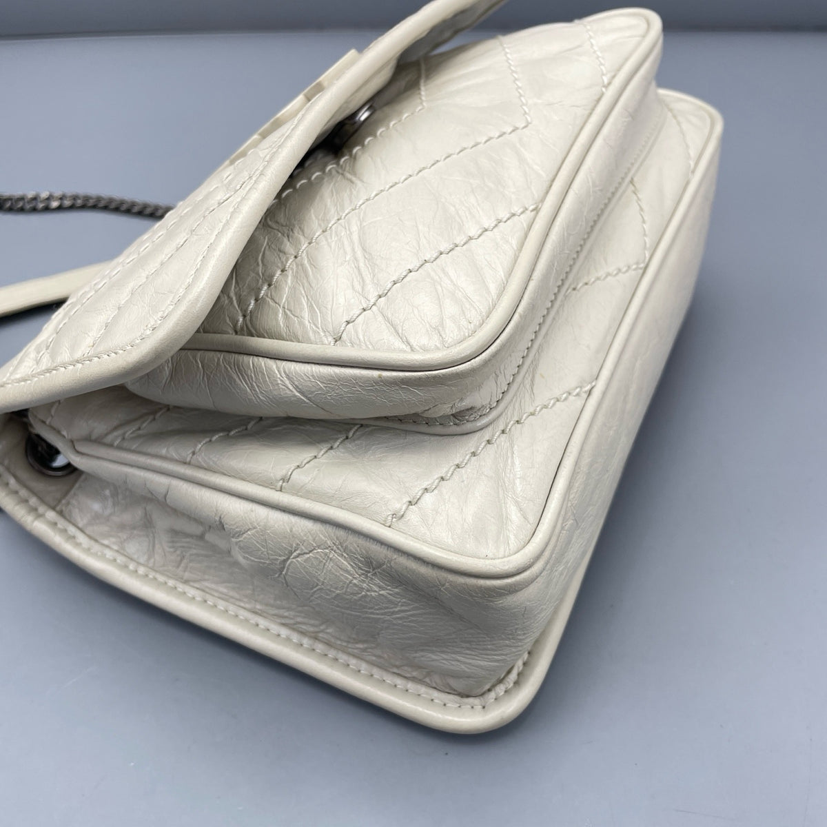 Saint Laurent - Niki - Leather - White - (small)