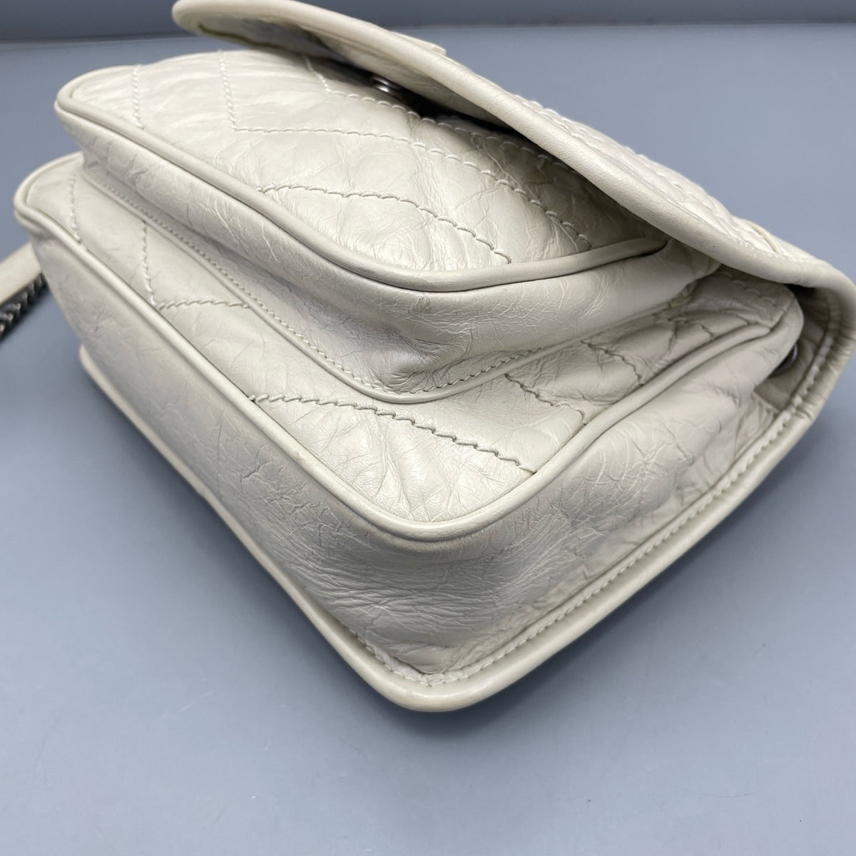Saint Laurent - Niki - Leather - White - (small)