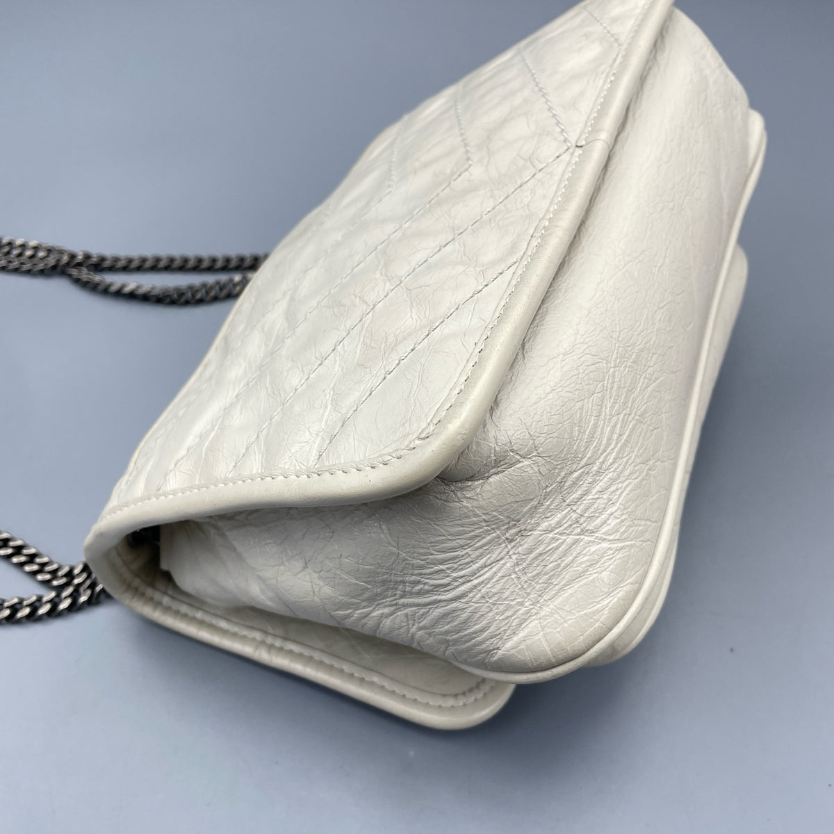 Saint Laurent - Niki - Leather - White - (small)