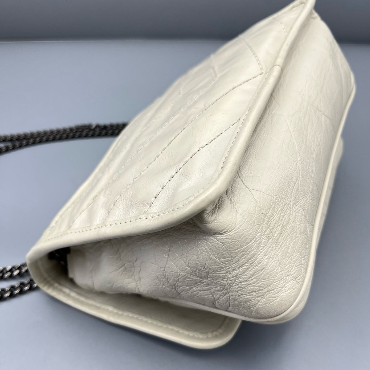Saint Laurent - Niki - Leather - White - (Small)