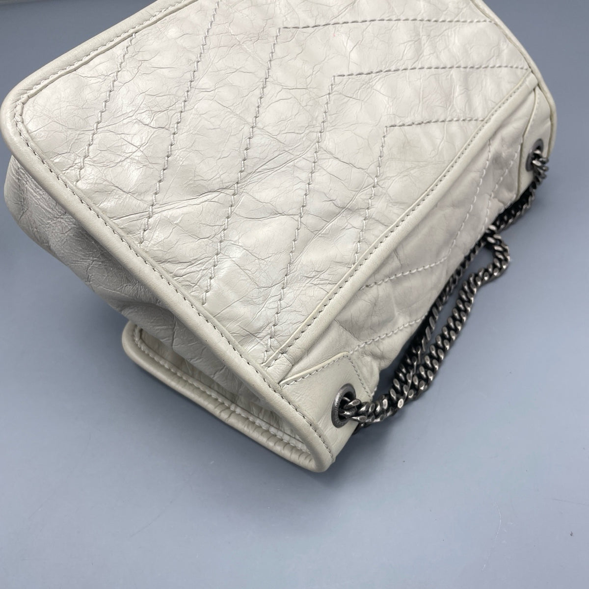Saint Laurent - Niki - Leather - White - (small)